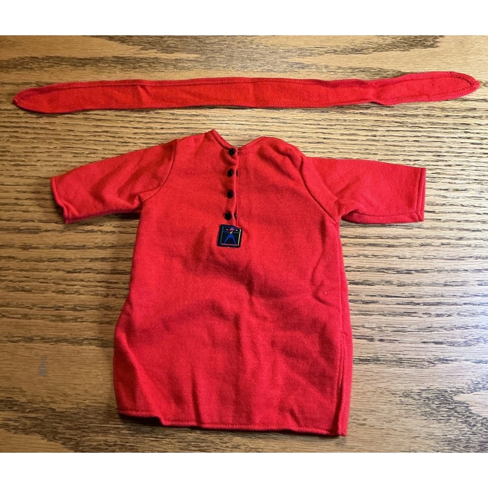 American Girl pleasant company girl of today red slumber shirt & headband 1995